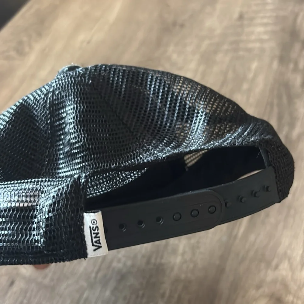 Vans Green and Black Trucker Hat with Mesh Back